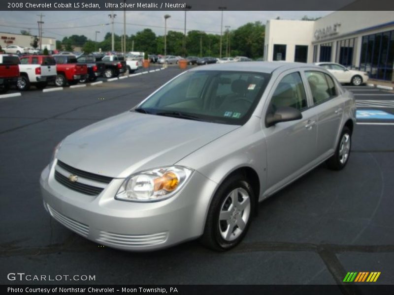 Ultra Silver Metallic / Neutral 2008 Chevrolet Cobalt LS Sedan