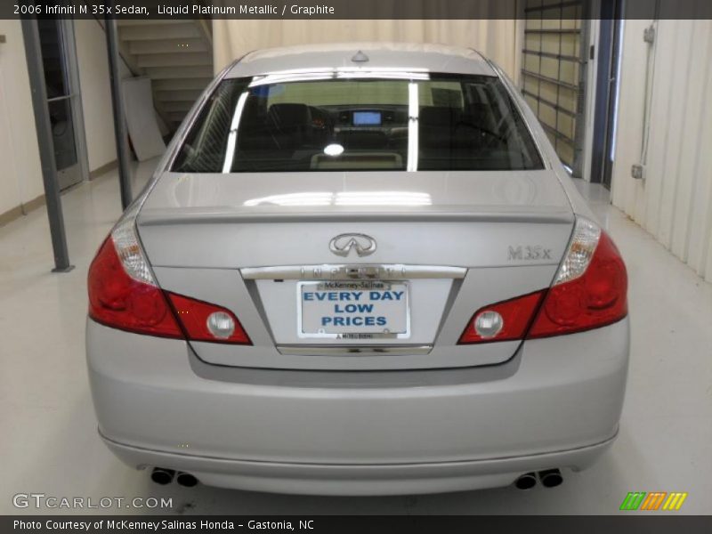 Liquid Platinum Metallic / Graphite 2006 Infiniti M 35x Sedan