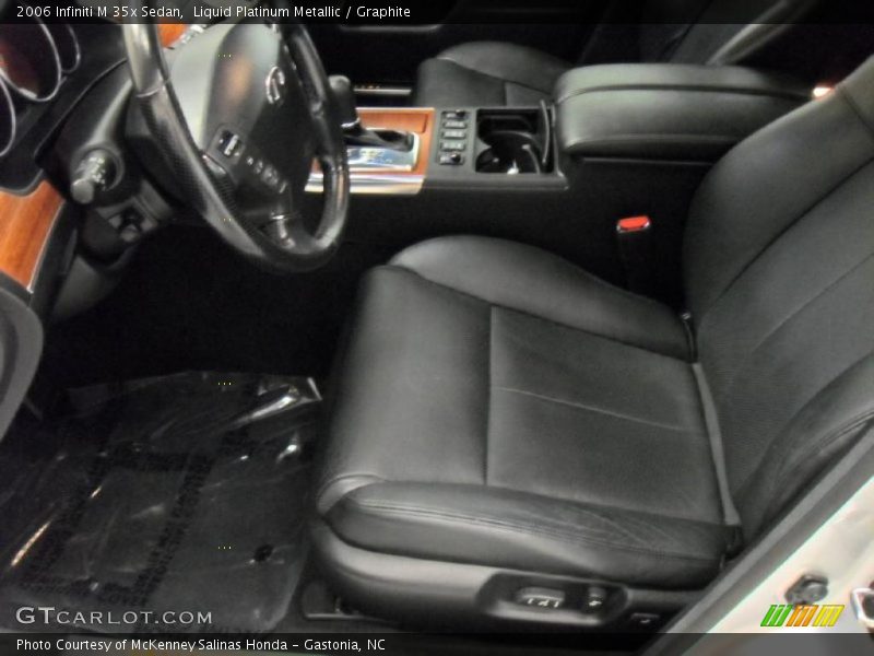 Liquid Platinum Metallic / Graphite 2006 Infiniti M 35x Sedan