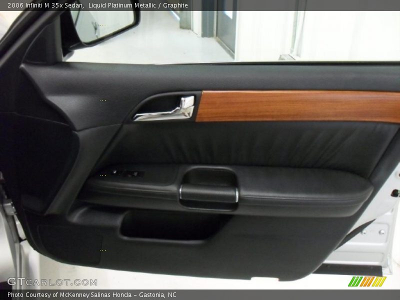 Liquid Platinum Metallic / Graphite 2006 Infiniti M 35x Sedan