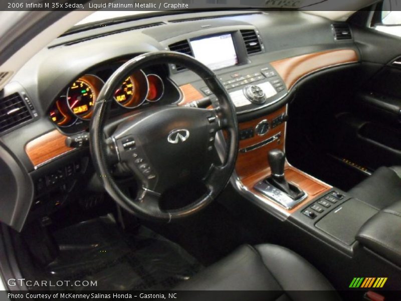 Liquid Platinum Metallic / Graphite 2006 Infiniti M 35x Sedan