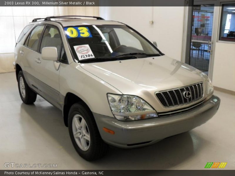 Millenium Silver Metallic / Black 2003 Lexus RX 300
