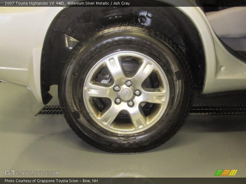 Millenium Silver Metallic / Ash Gray 2007 Toyota Highlander V6 4WD