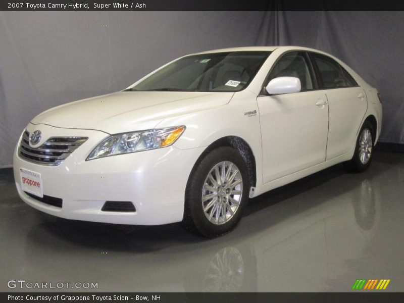 Super White / Ash 2007 Toyota Camry Hybrid