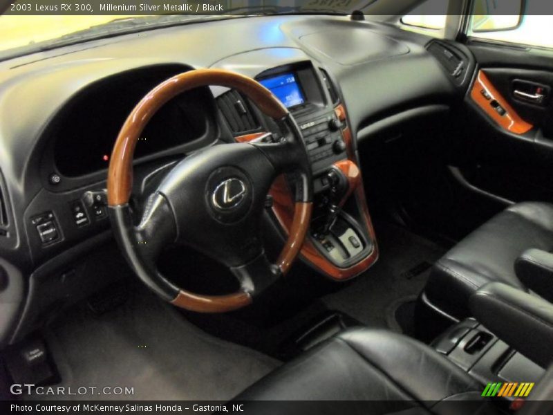Millenium Silver Metallic / Black 2003 Lexus RX 300