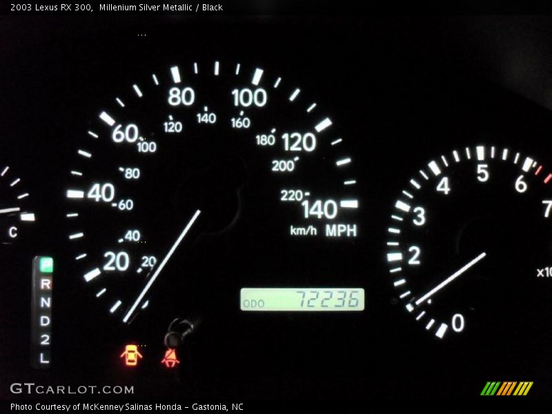 Millenium Silver Metallic / Black 2003 Lexus RX 300