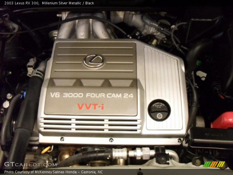 Millenium Silver Metallic / Black 2003 Lexus RX 300