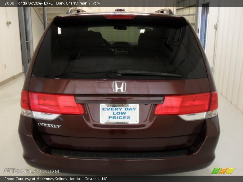 Dark Cherry Pearl / Ivory 2008 Honda Odyssey EX-L