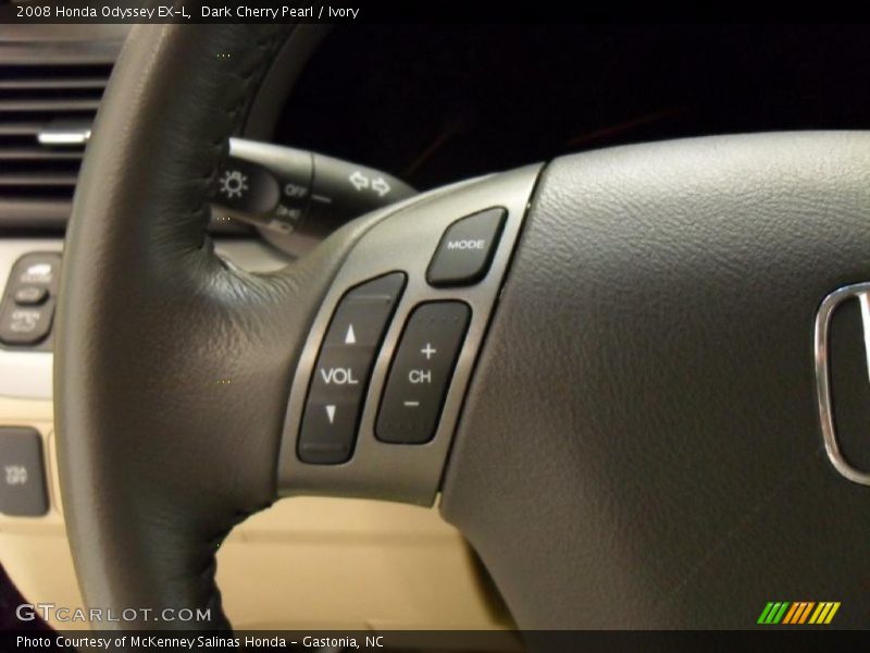 Dark Cherry Pearl / Ivory 2008 Honda Odyssey EX-L