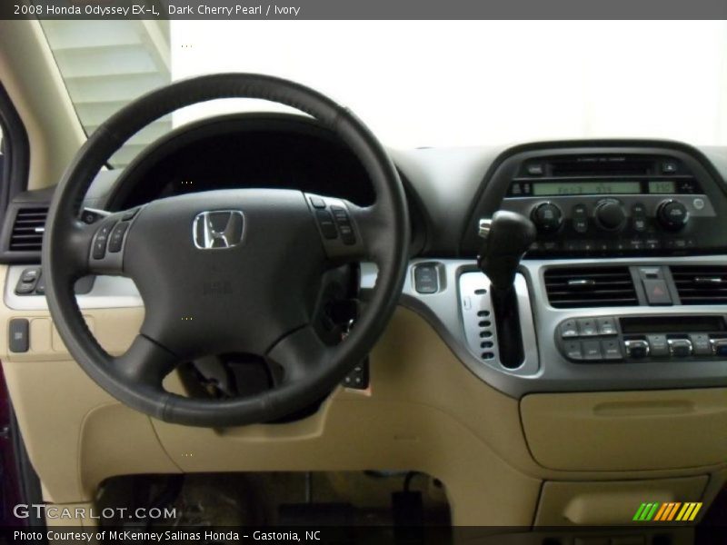 Dark Cherry Pearl / Ivory 2008 Honda Odyssey EX-L