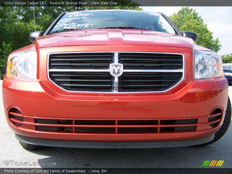 Sunburst Orange Pearl / Dark Slate Gray 2009 Dodge Caliber SXT