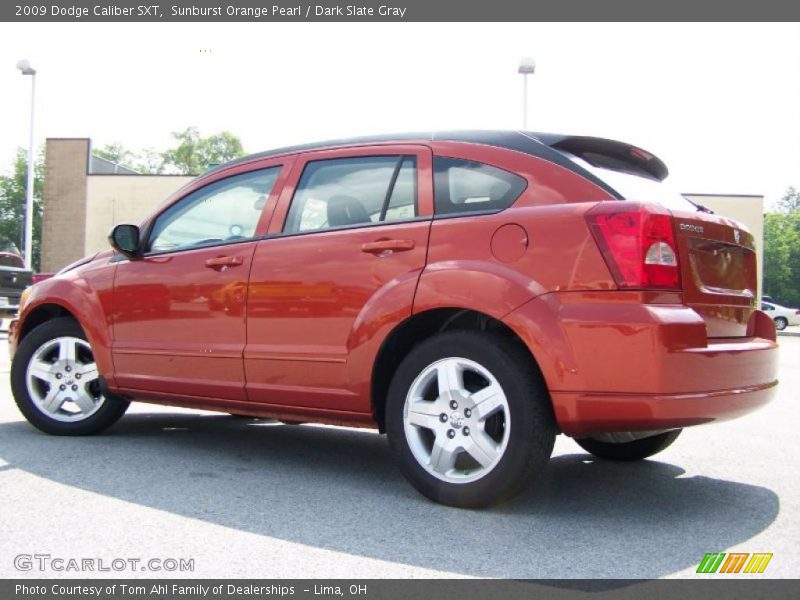 Sunburst Orange Pearl / Dark Slate Gray 2009 Dodge Caliber SXT