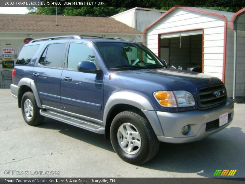 Blue Marlin Pearl / Oak 2003 Toyota Sequoia SR5 4WD