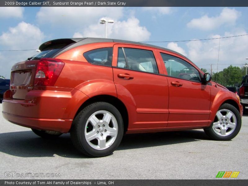 Sunburst Orange Pearl / Dark Slate Gray 2009 Dodge Caliber SXT