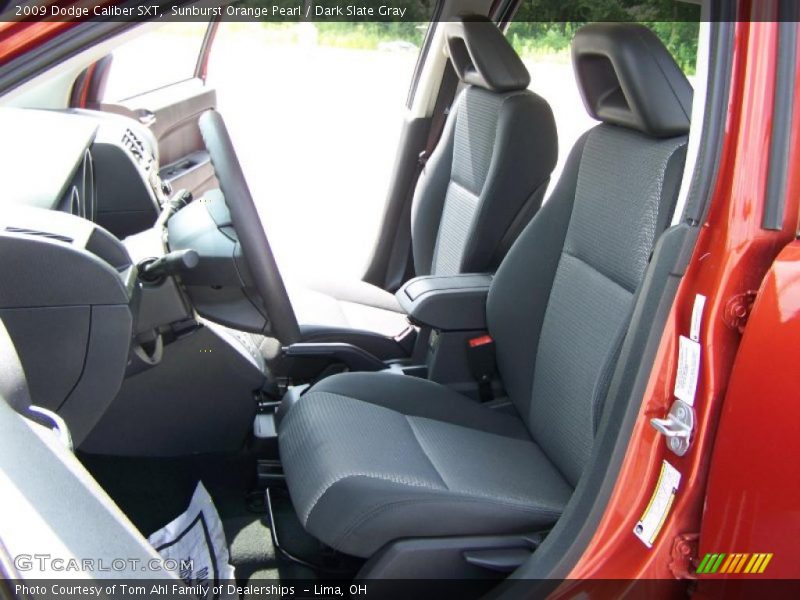 Sunburst Orange Pearl / Dark Slate Gray 2009 Dodge Caliber SXT