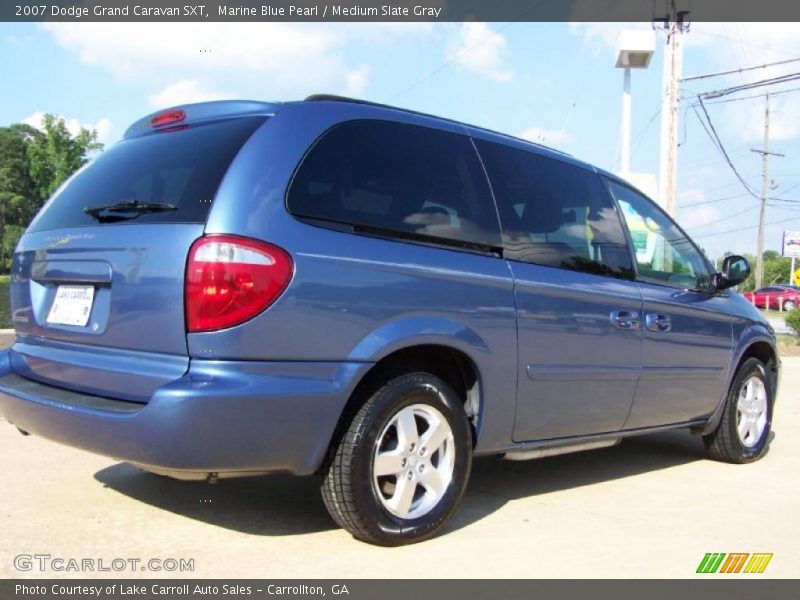 Marine Blue Pearl / Medium Slate Gray 2007 Dodge Grand Caravan SXT