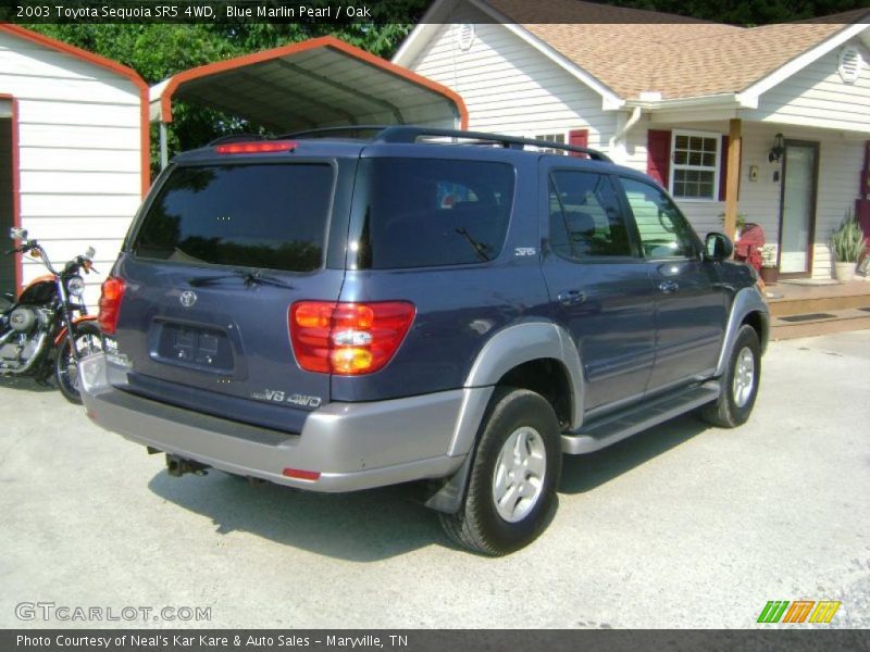 Blue Marlin Pearl / Oak 2003 Toyota Sequoia SR5 4WD