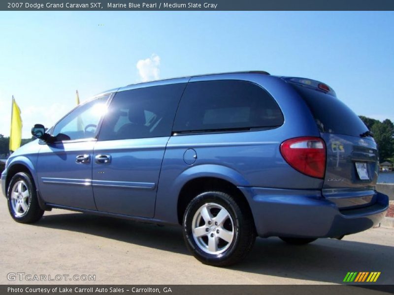 Marine Blue Pearl / Medium Slate Gray 2007 Dodge Grand Caravan SXT