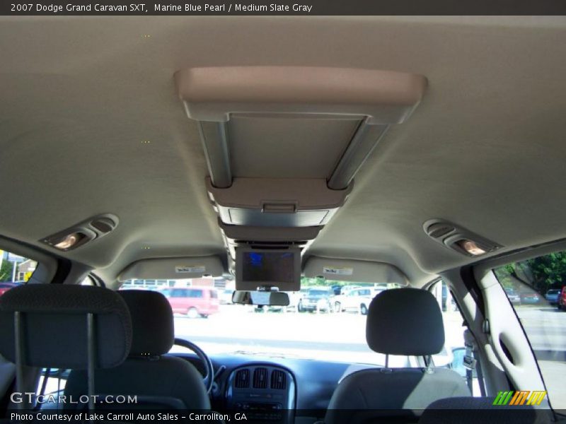 Marine Blue Pearl / Medium Slate Gray 2007 Dodge Grand Caravan SXT