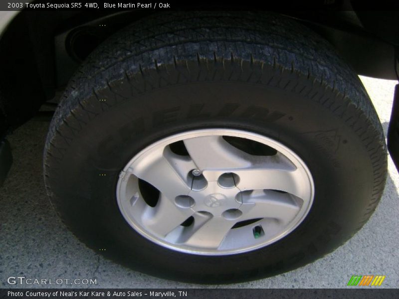 Blue Marlin Pearl / Oak 2003 Toyota Sequoia SR5 4WD