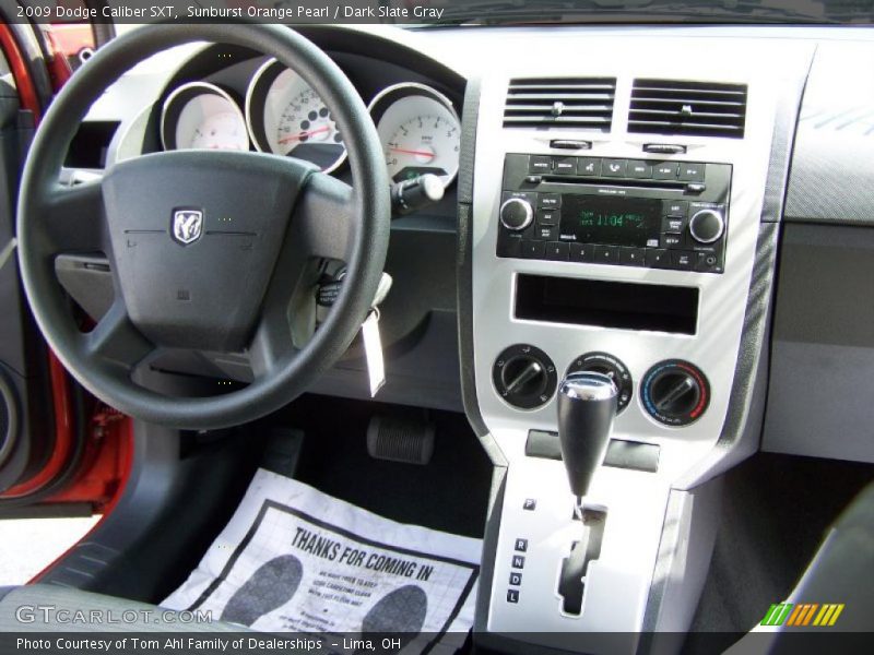 Sunburst Orange Pearl / Dark Slate Gray 2009 Dodge Caliber SXT