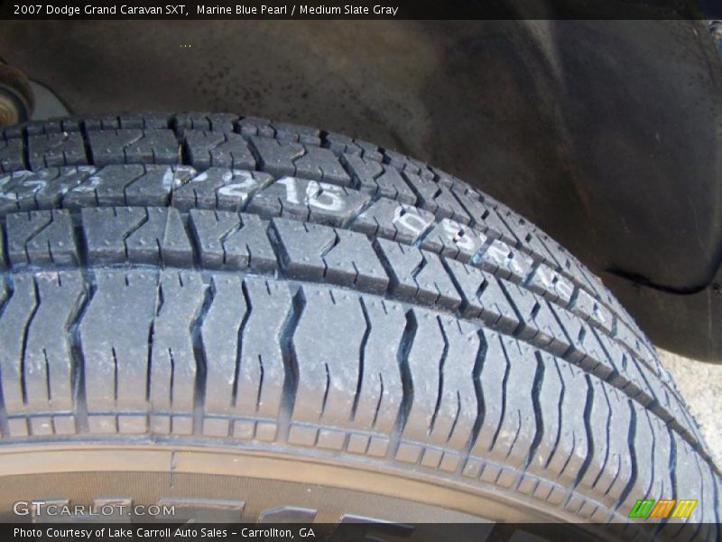 Marine Blue Pearl / Medium Slate Gray 2007 Dodge Grand Caravan SXT