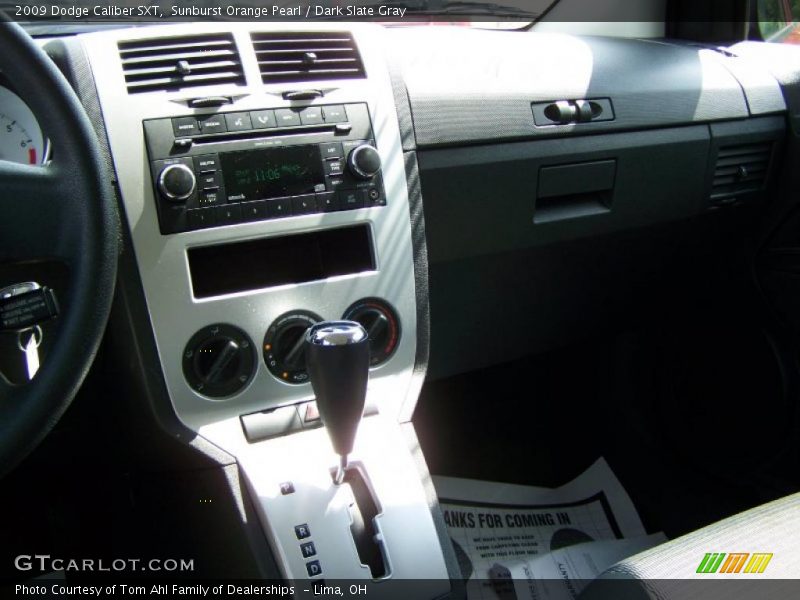 Sunburst Orange Pearl / Dark Slate Gray 2009 Dodge Caliber SXT