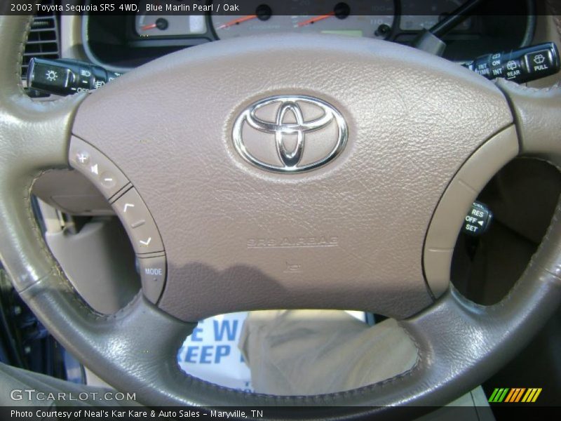 Blue Marlin Pearl / Oak 2003 Toyota Sequoia SR5 4WD