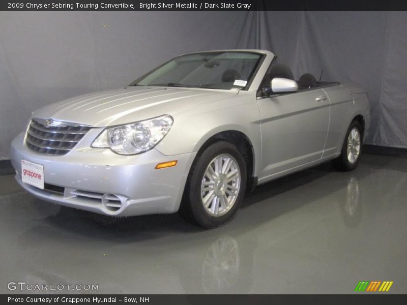 Bright Silver Metallic / Dark Slate Gray 2009 Chrysler Sebring Touring Convertible