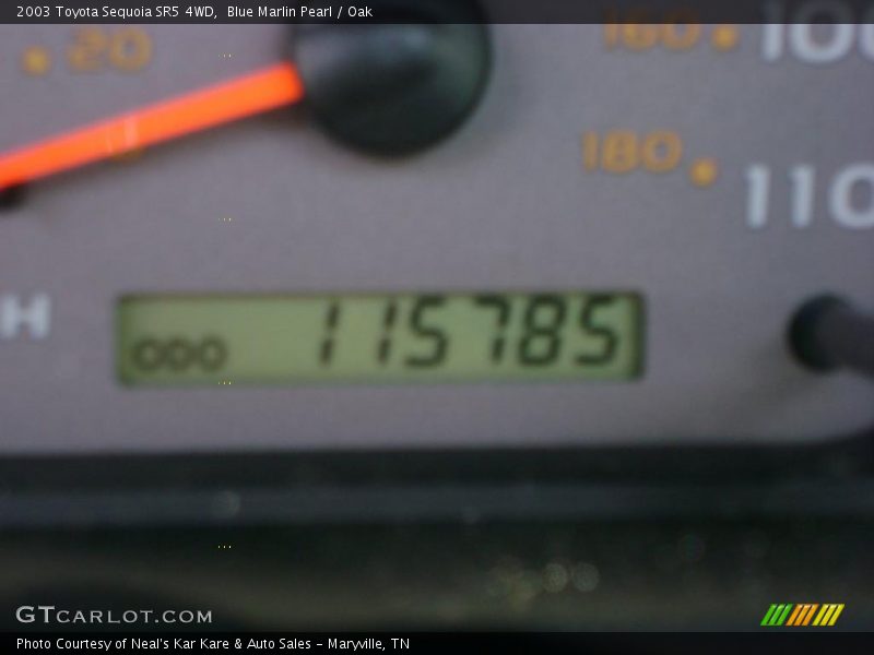 Blue Marlin Pearl / Oak 2003 Toyota Sequoia SR5 4WD