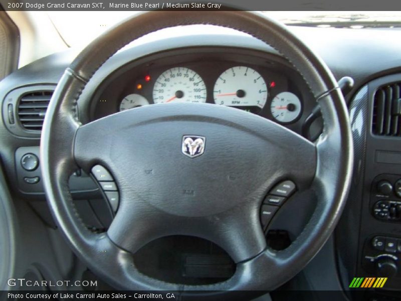 Marine Blue Pearl / Medium Slate Gray 2007 Dodge Grand Caravan SXT