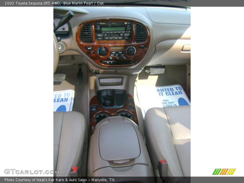 Blue Marlin Pearl / Oak 2003 Toyota Sequoia SR5 4WD