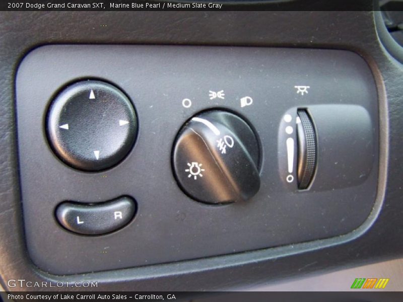 Marine Blue Pearl / Medium Slate Gray 2007 Dodge Grand Caravan SXT