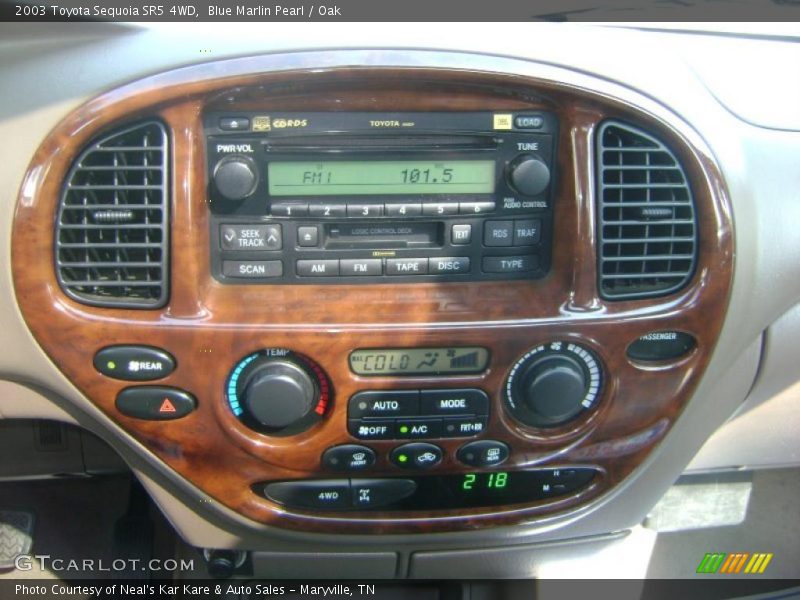 Blue Marlin Pearl / Oak 2003 Toyota Sequoia SR5 4WD