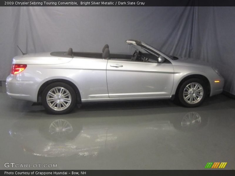 Bright Silver Metallic / Dark Slate Gray 2009 Chrysler Sebring Touring Convertible