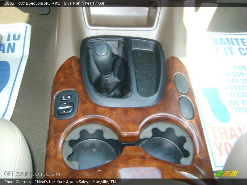 Blue Marlin Pearl / Oak 2003 Toyota Sequoia SR5 4WD