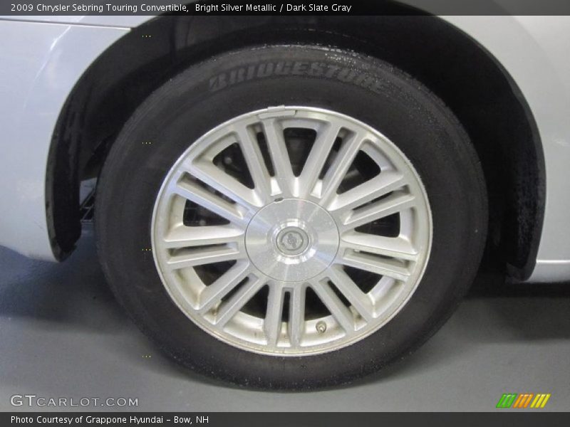 Bright Silver Metallic / Dark Slate Gray 2009 Chrysler Sebring Touring Convertible