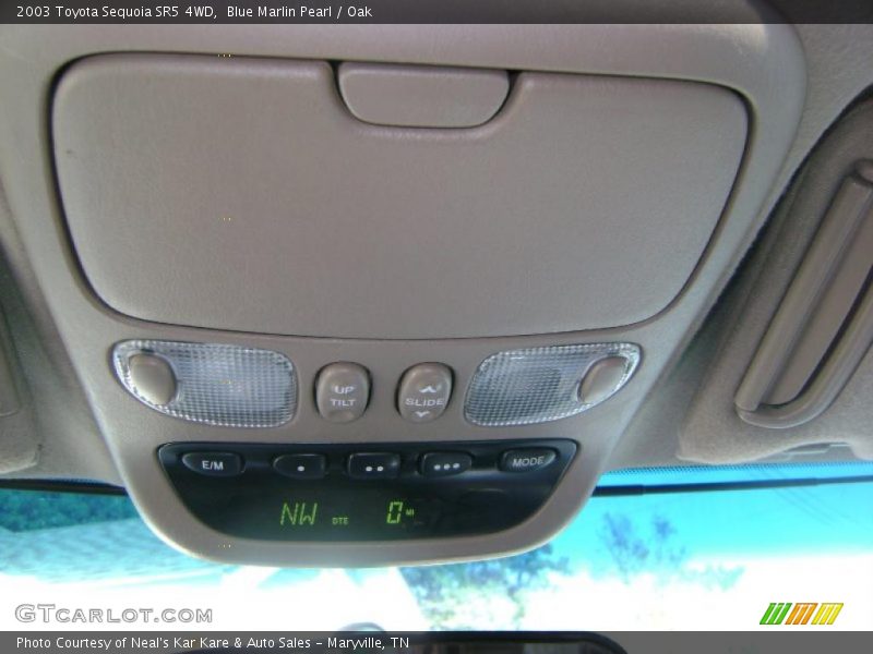 Blue Marlin Pearl / Oak 2003 Toyota Sequoia SR5 4WD