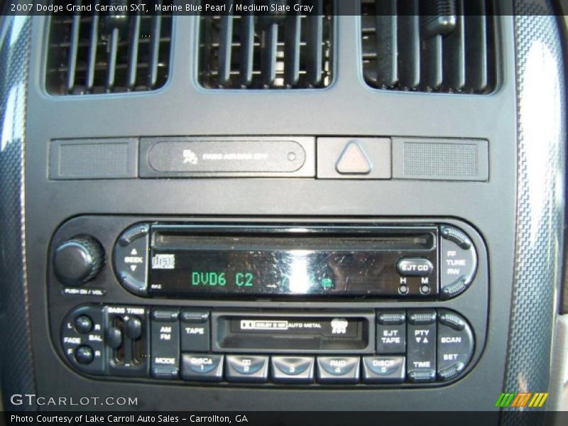 Marine Blue Pearl / Medium Slate Gray 2007 Dodge Grand Caravan SXT
