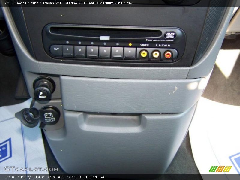 Marine Blue Pearl / Medium Slate Gray 2007 Dodge Grand Caravan SXT