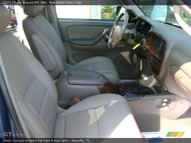 Blue Marlin Pearl / Oak 2003 Toyota Sequoia SR5 4WD