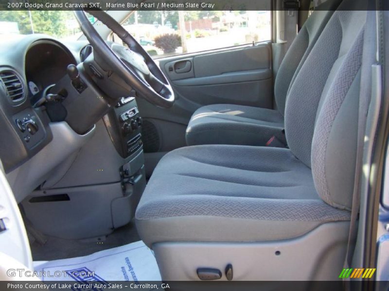 Marine Blue Pearl / Medium Slate Gray 2007 Dodge Grand Caravan SXT