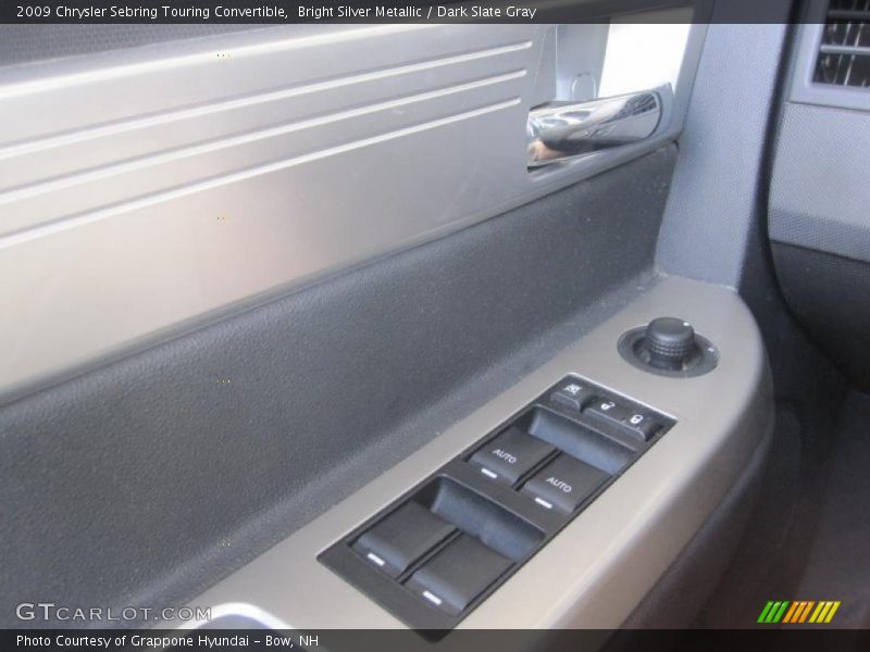 Bright Silver Metallic / Dark Slate Gray 2009 Chrysler Sebring Touring Convertible