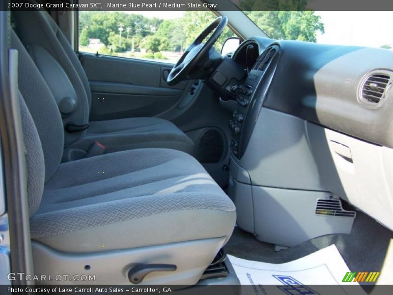 Marine Blue Pearl / Medium Slate Gray 2007 Dodge Grand Caravan SXT