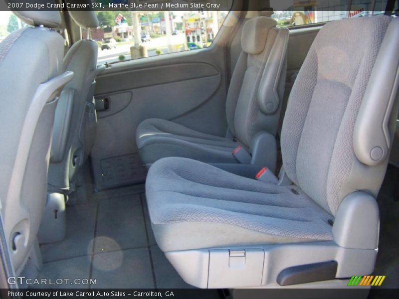 Marine Blue Pearl / Medium Slate Gray 2007 Dodge Grand Caravan SXT