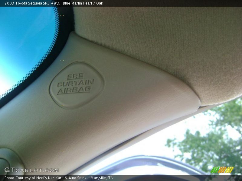 Blue Marlin Pearl / Oak 2003 Toyota Sequoia SR5 4WD