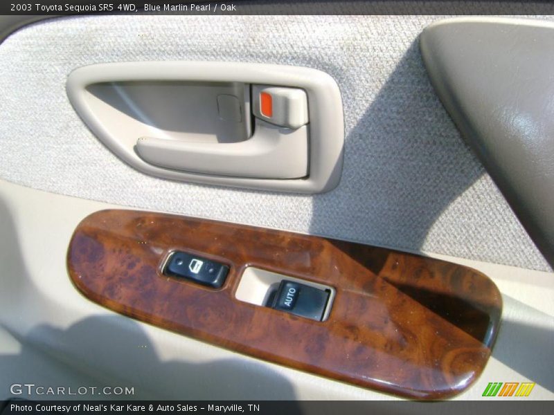 Blue Marlin Pearl / Oak 2003 Toyota Sequoia SR5 4WD