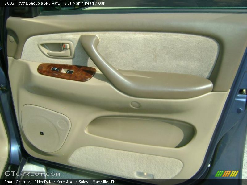 Blue Marlin Pearl / Oak 2003 Toyota Sequoia SR5 4WD
