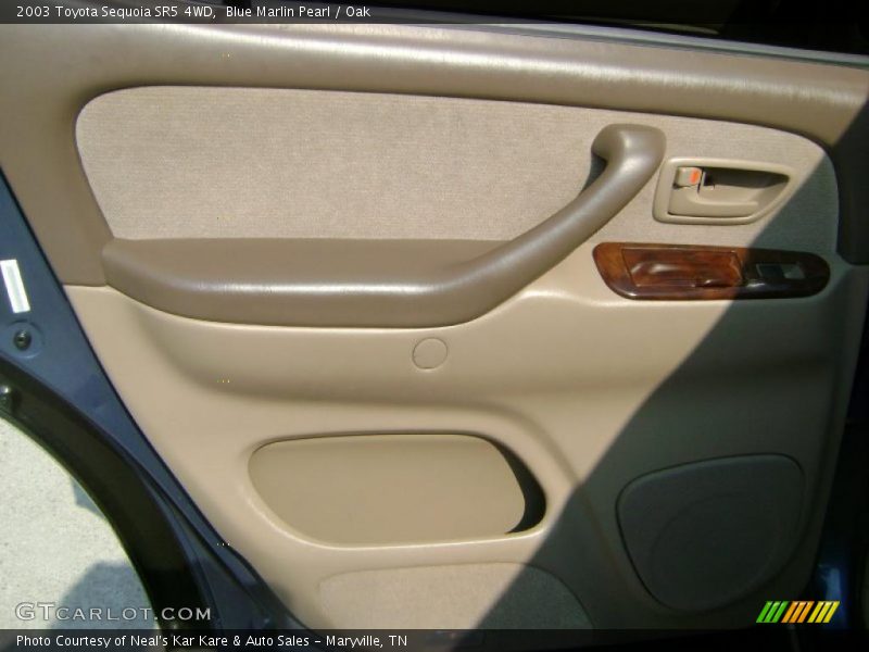 Blue Marlin Pearl / Oak 2003 Toyota Sequoia SR5 4WD