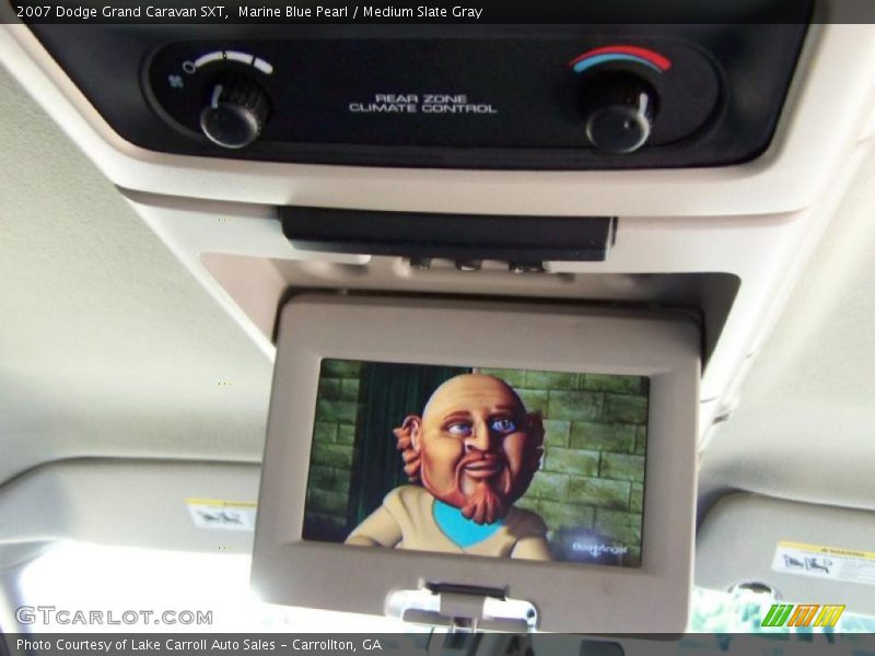 Marine Blue Pearl / Medium Slate Gray 2007 Dodge Grand Caravan SXT